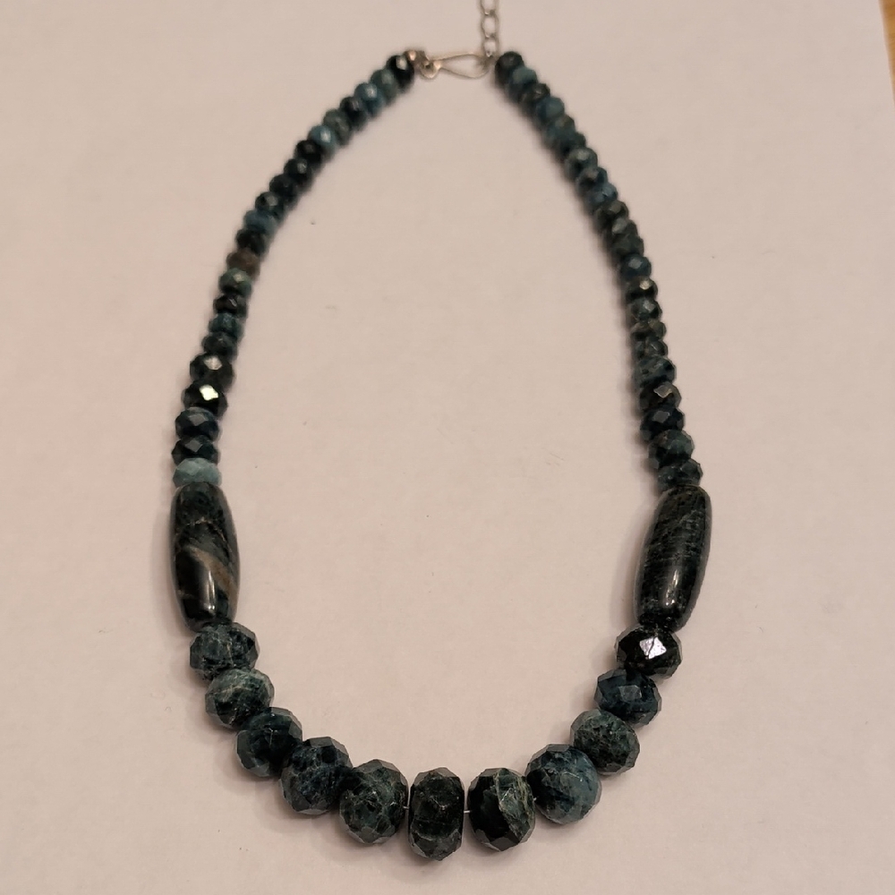Jay King Dark Teal Beaded Necklace